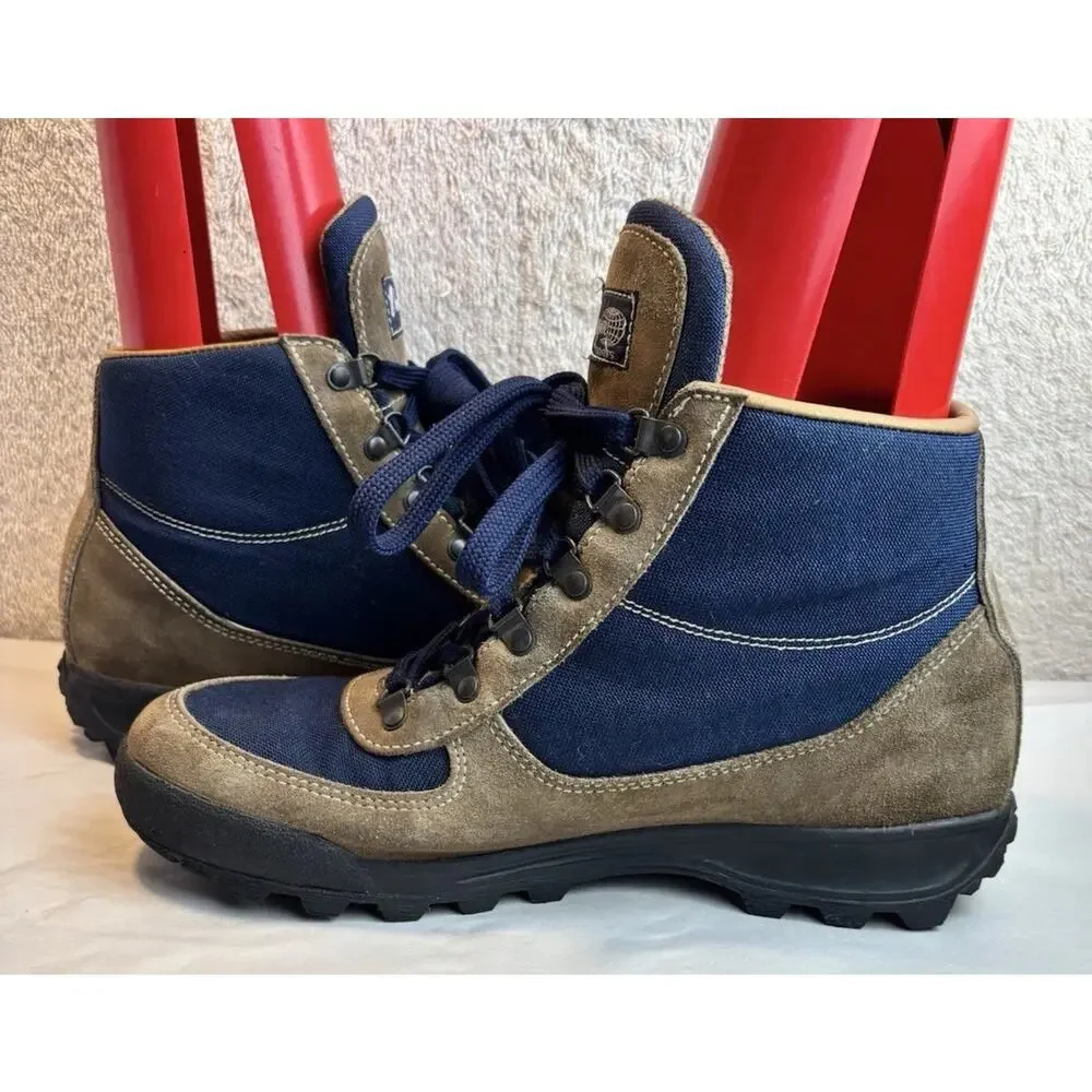Vtg Vasque Skywalk Hiking Boots Gore-Tex & Suede Men Size 9.5 N Italy 7533